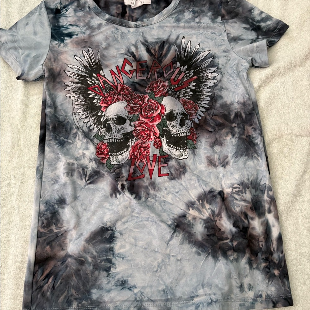 Streetwear Society Blue and Gray Short Sleeve Tee